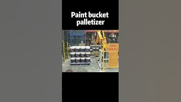 Paint bucket palletizer#Palletizer#Transportingrobot#JointRobot#IndustrialRobots