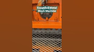 Expanded Metal Mesh Machine +86 182 3048 9099
