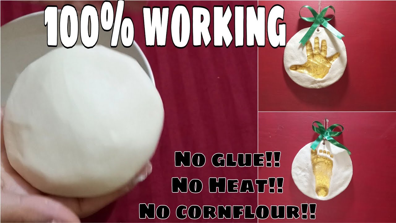 How To Make Air Dry Clay At Home No Cornflour No Glue No Heat