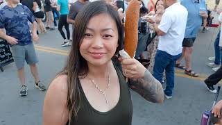 Reno brews, blues, bbq festival trying a whole bunch of different foods with the family!