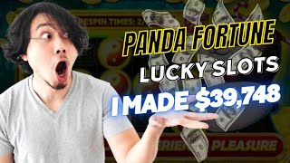 Panda Fortune: Lucky Slots. I made 39,748$ screenshot 4
