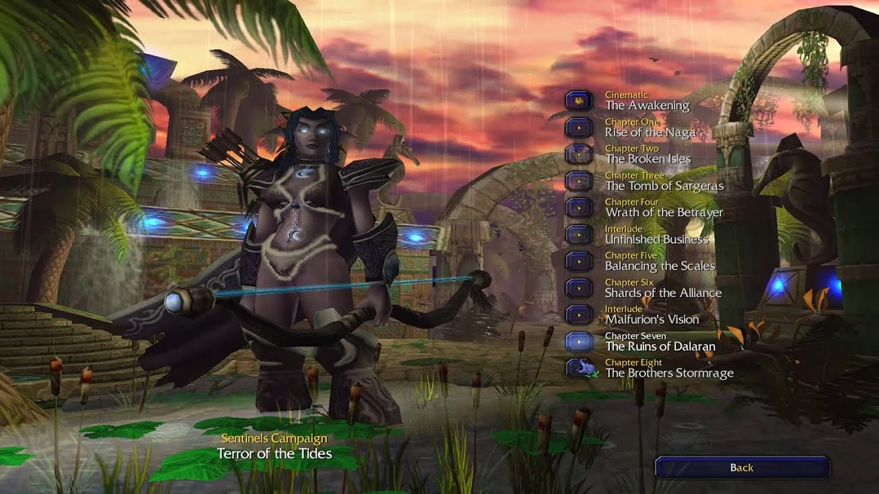 Warcraft 3 The Frozen Throne Sentinels Campaign The Brothers