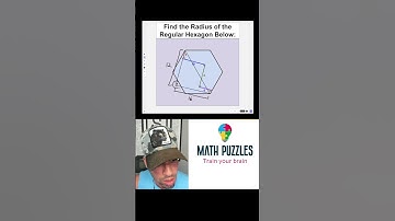 Can you find the RADIUS of this HEXAGON??