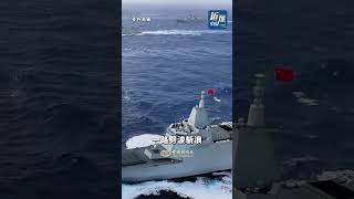 Xi Jinping: Today, the People's Navy stands tall in the East with a brand-new image. #Celebrating...