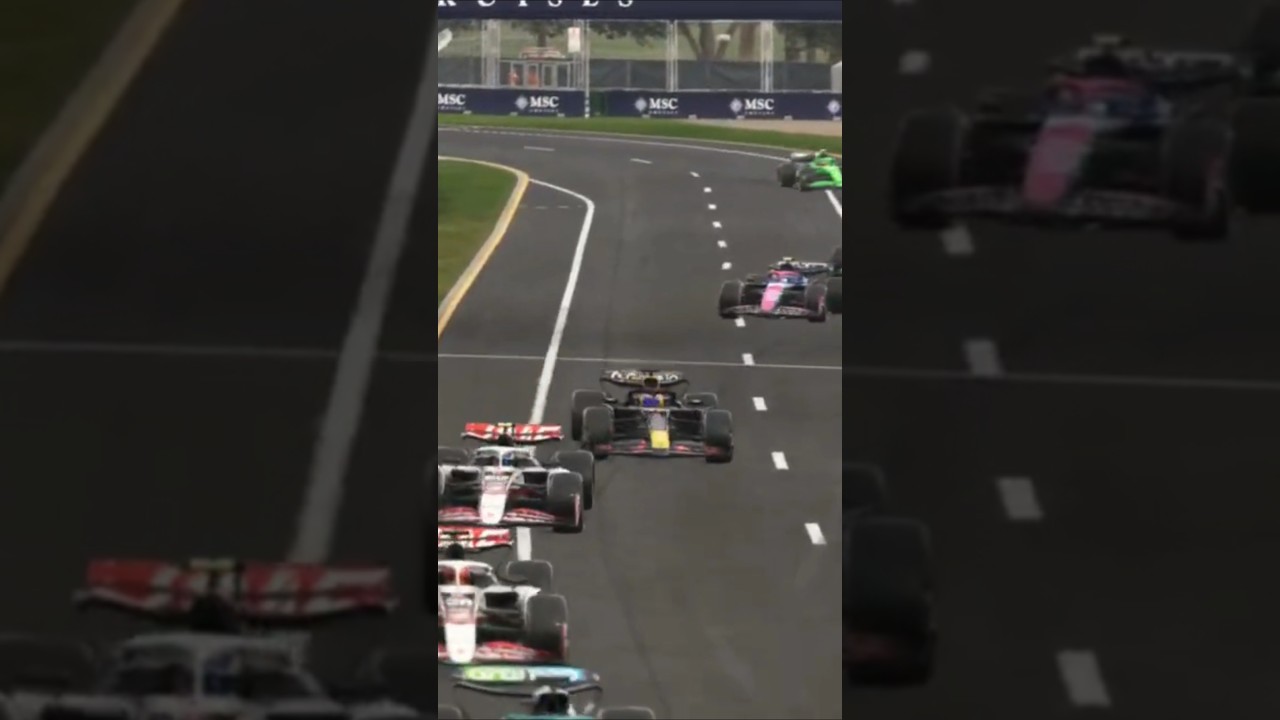 F1 25: Verstappen vs Bearman | Melbourne GP Wheel-to-Wheel Battle 🔥🏁