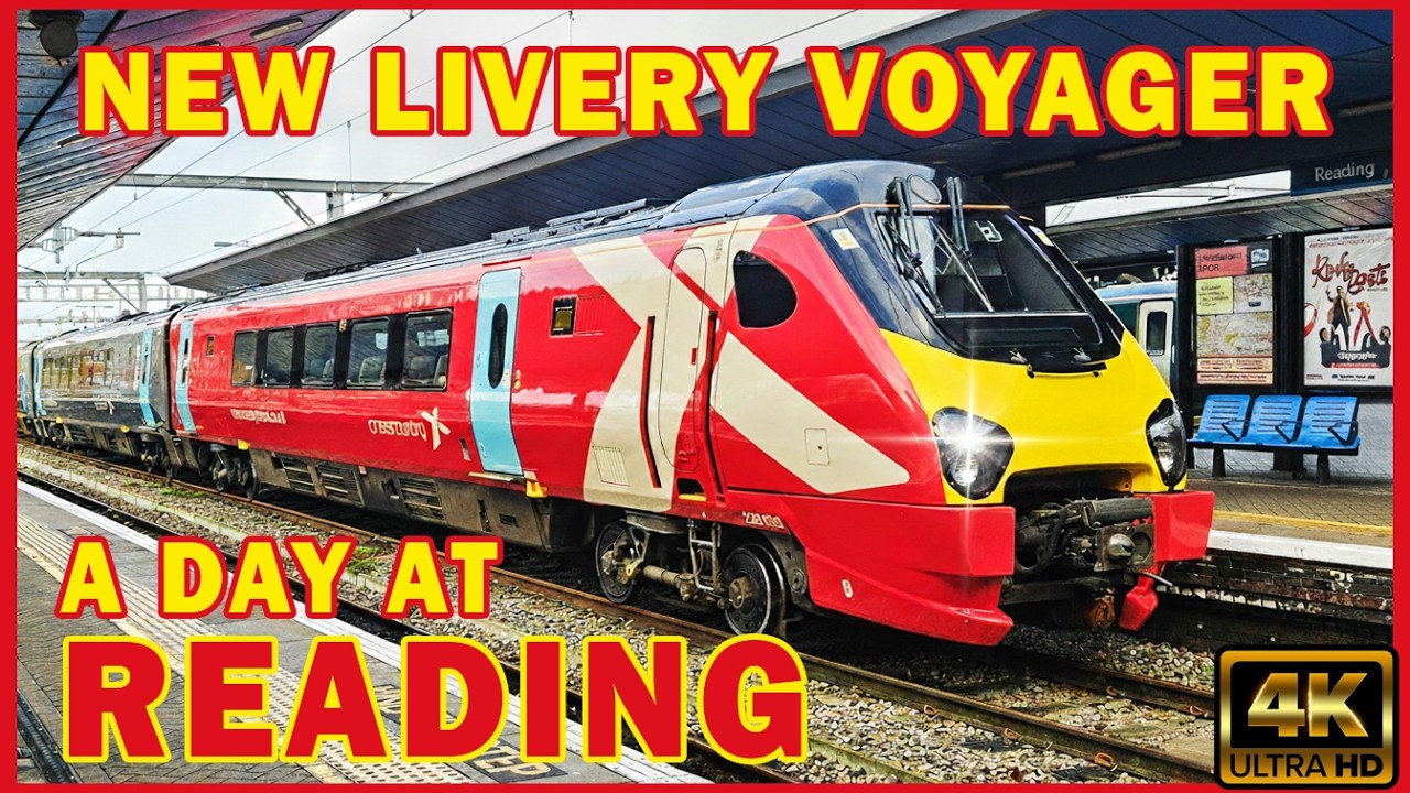 NEW LIVERY VOYAGER!  A Huge Day at Reading Station,  Freight & IET Action 25/02/26