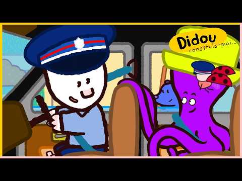 Didou construis-moi une voiture de police | Didou | 70' Compilation