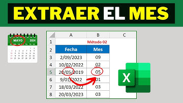 📆EXTRAER el MES de una FECHA en Excel (3 Métodos fáciles)