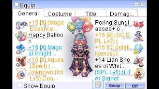 Farming Depth 2 like Porings with drop-rate gears as Elemental Master - MuhRO Ragnarok Online screenshot 5
