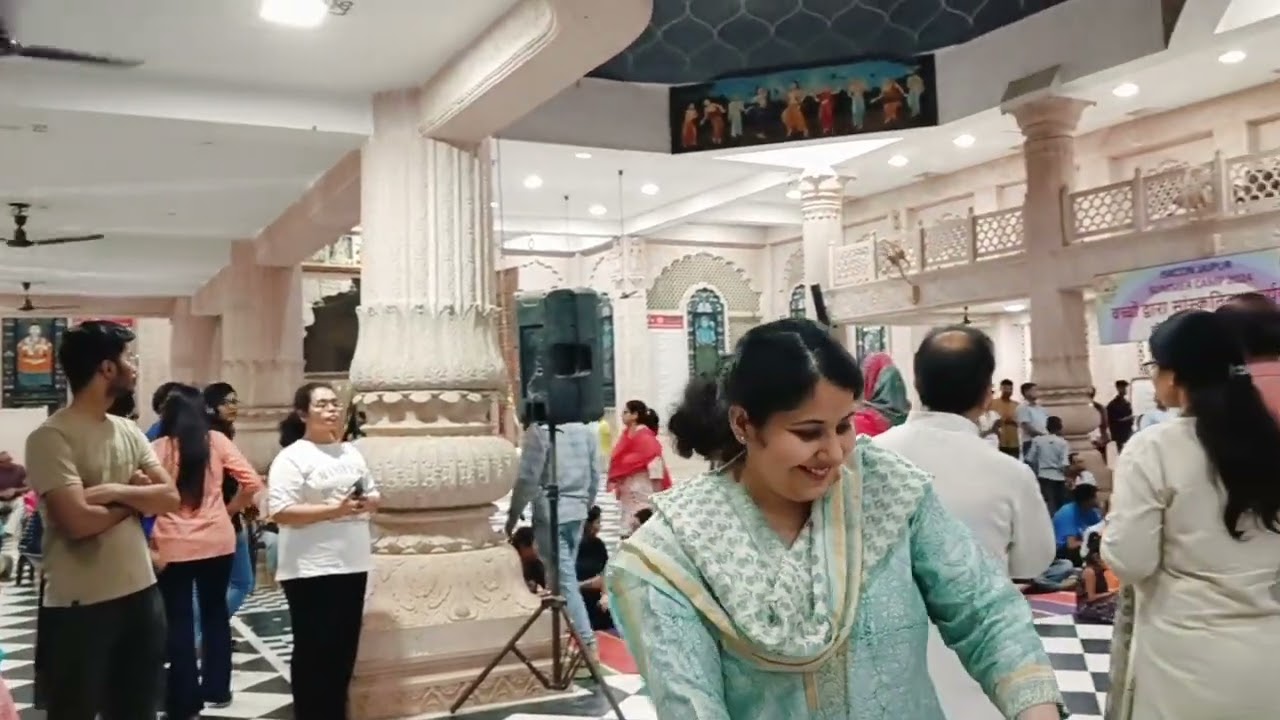 Iscon temple, jaipur||famous mandir||भजनमय संध्या आरती 