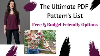 Free & Budget Friendly PDF Patterns | Tons of Options