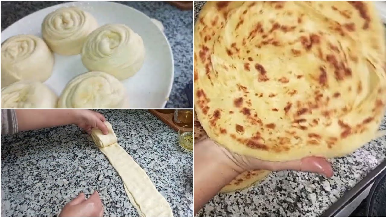 ملوي حرشة بالسميدة رقيقة عالسريع بلا دلك سهل منو مكين ينجح لك من اول تجربة مورق ناشف مخشخش بنين محمر