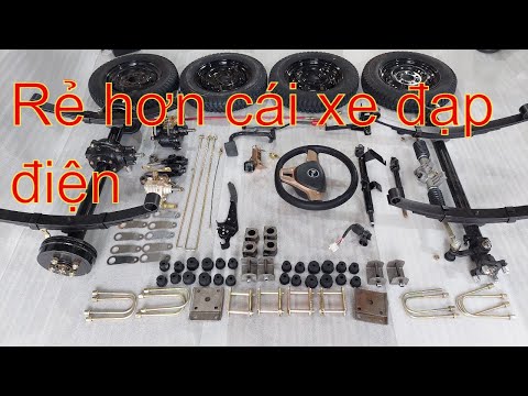 Video Combo phụ tùng xe 4 bánh xăng chở hàng 7 tạ GIÁ RẺ HƠN... - youtube