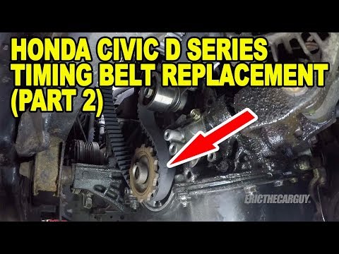 Honda Civic D Series Timing Belt Replacement (Part 2)