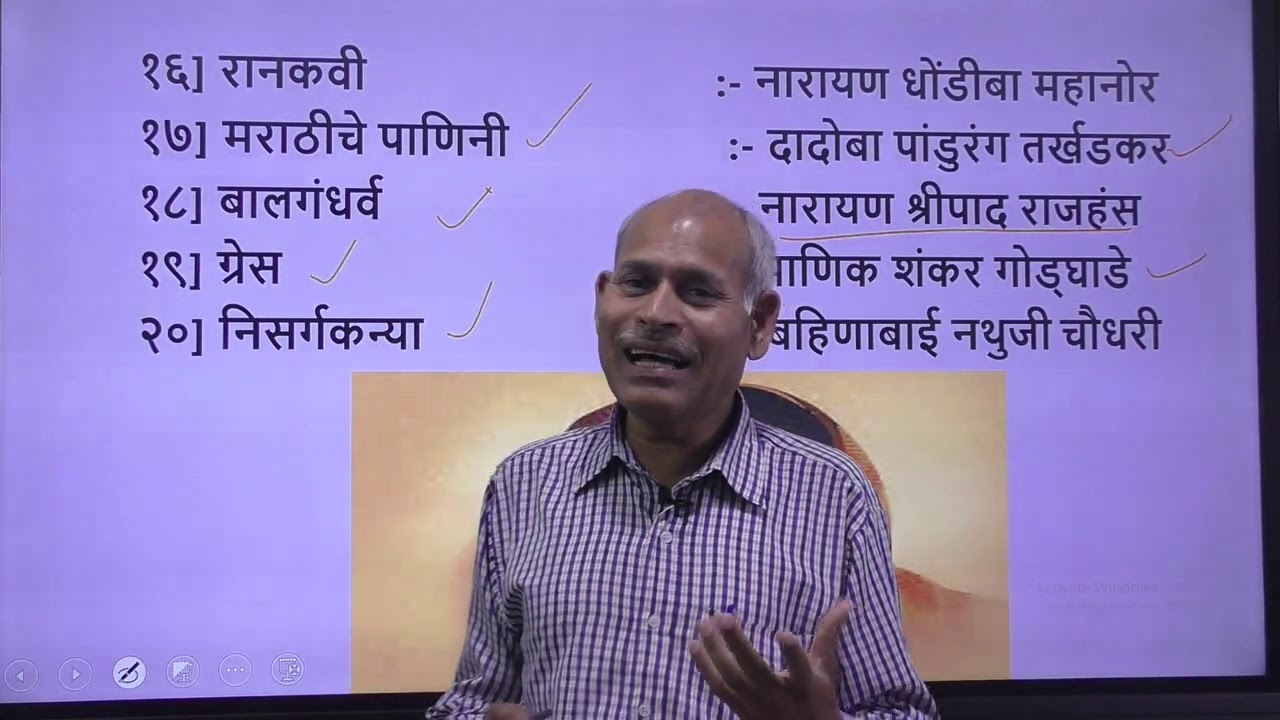 मराठी साहित्यिक व टोपण नावे