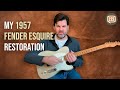 1957 Fender Esquire RESTORATION - Ask Zac 58