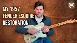 1957 Fender Esquire RESTORATION - Ask Zac 58