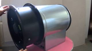 Nagrzewnia Kanałowa Elektryczna Z Wentylatorem Kanałowym -Ilustracja Możliwości Pracy Www.zawex.pl