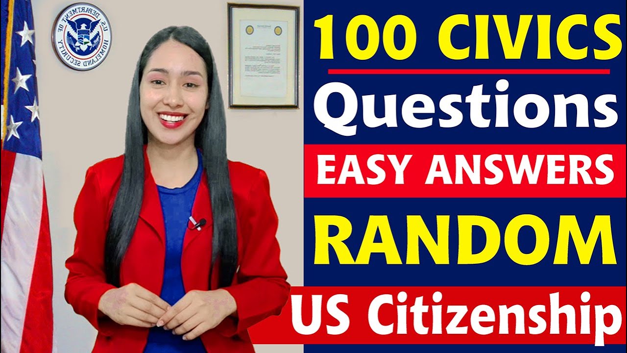 2025100 Civics Questions [2008 Version] for the U.S Citizenship Interview N400 Random order