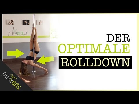 Der OPTIMALE ROLLDOWN // POLE DANCE TUTORIAL DEUTSCH