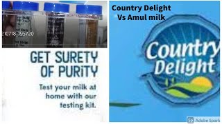 Country Delight Vs Amul Milk | Milk testing kit experiment | Country delight product review screenshot 1