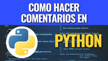 Como hacer comentarios en Python