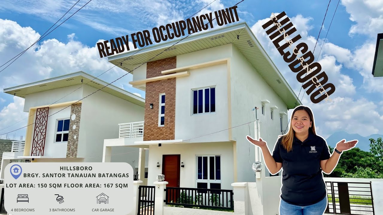 Ready For Occupancy House and Lot in Tanauan Batangas | Bernardita | Price: 9.280M