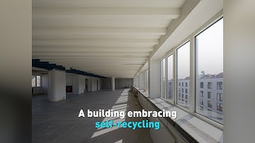 A building embracing self recycling