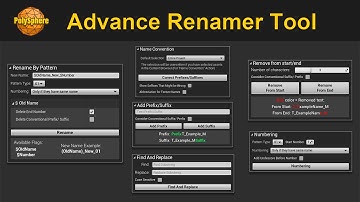 [UE] Advanced Renamer Tool - Showcase