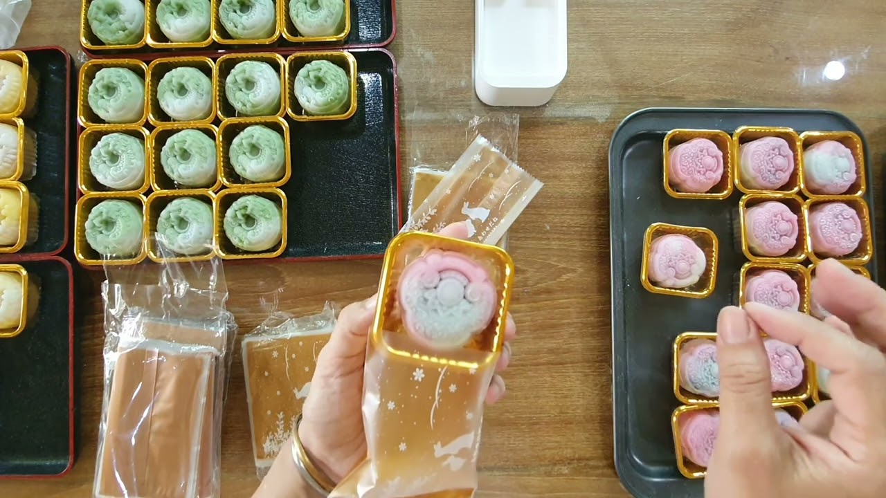 การเลือกพิมกดขนมบัวหิมะกับซองใส่ขนม1(2)