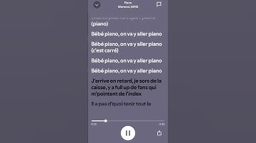 Thumbnail of Piano - Gims x Werenoi #rap #music #spotify #rapper