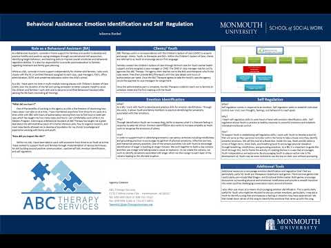 A preview image of the video: Video: Behavioral-Assistance: Emotion Identification and Self Regulation by Julianna Rankel