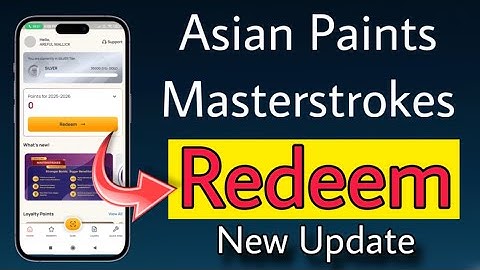 Asian Paint MasterStroke App Inwisselen 2025 || Hoe geld overmaken van de Asian Paints App naar j...