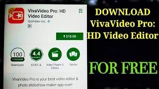 The Best Android Video Editor​ : VivaVideo Pro Download For Free 100% WORKS. 2017 screenshot 2