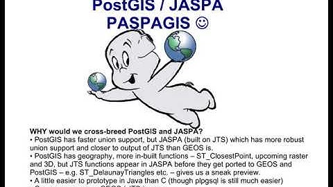 Cross Comparison of Spatially Enabled Databases   PostGIS, SQL Server and JASPA