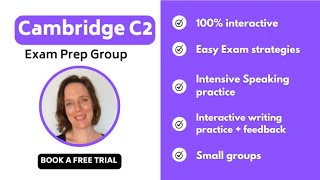 Cambridge C2 Proficiency Online Group Lessons