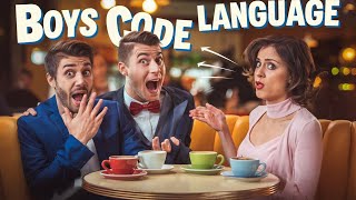 The Secret Code Only Boys Understand! 😂  Hilarious Couple Moment |  #boyscode #funnyvideo