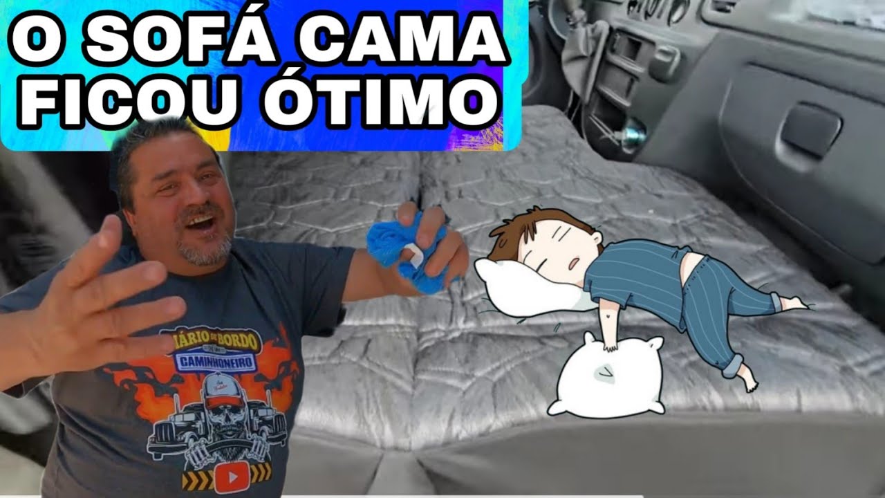 SOFÁ CAMA NA VAN SPRINTER.