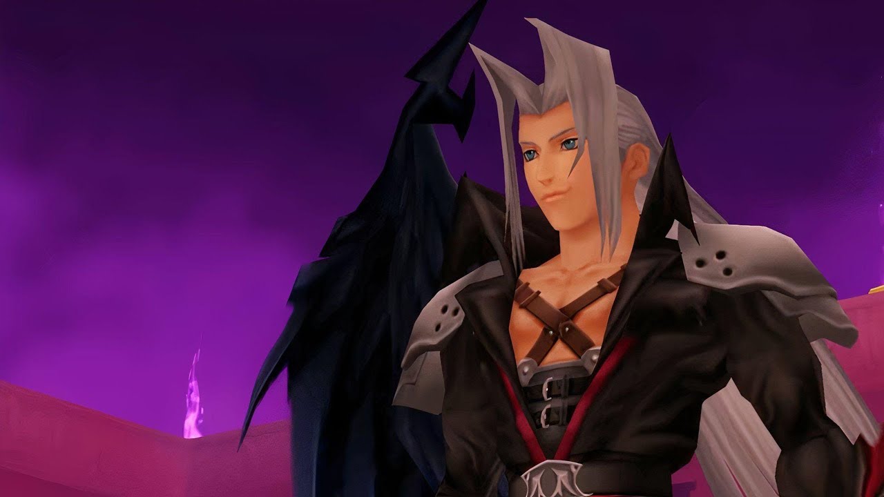 Kingdom Hearts 1: amda vs Sephiroth