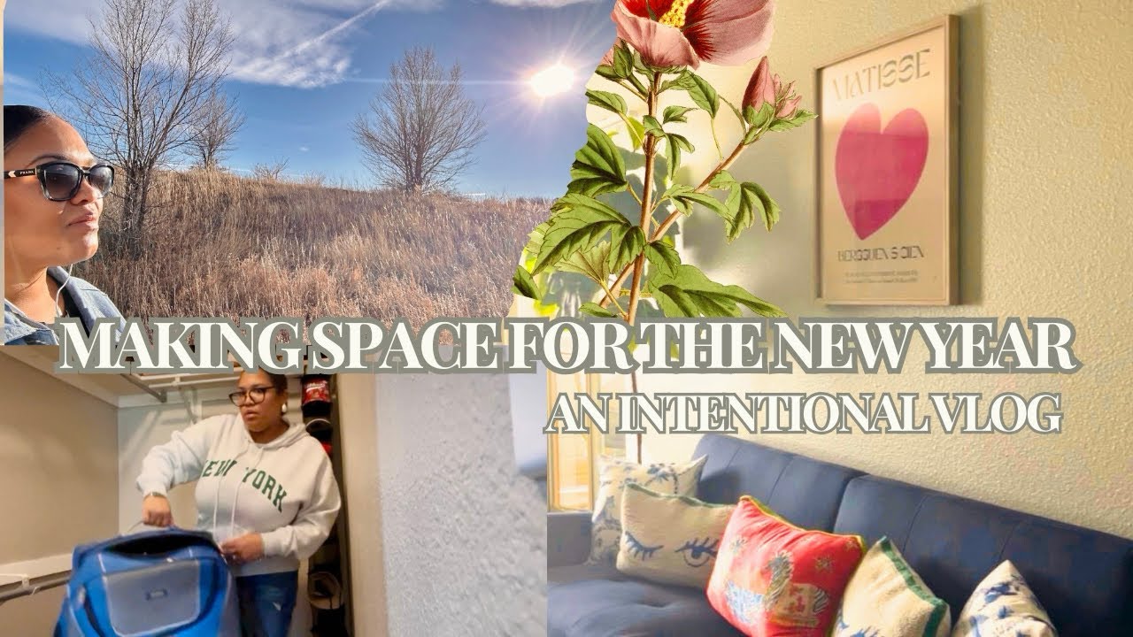 Making Space For The New Year: Decluttering, cleaning my closet and setting goals & intentions 