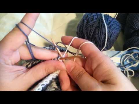 Double Knitting Edging and Stitch Demonstration