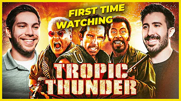 TROPIC THUNDER Movie Reaction! | First Time Watching