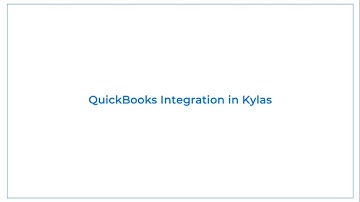 QuickBooks Integration with Kylas