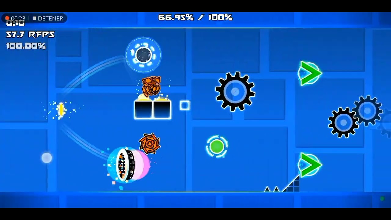 Nivel random que hice xd, Execute By DarknessProYT (me) - Geometry Dash ...