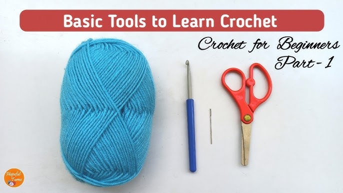 How to Crochet For ABSOLUTE BEGINNERS: Basic crochet stitches 