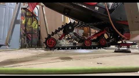 Final removal of rear skid Polaris Indy