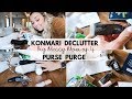 KONMARI Purse Declutter | What's in my Mom of 4 Big Messy Purse