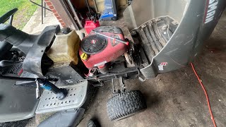 How to fix your craftsman riding lawnmower from running rough valve adjustment