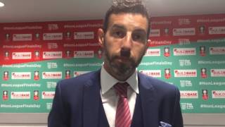 Julio Arca says he's achieved a dream winning at Wembley