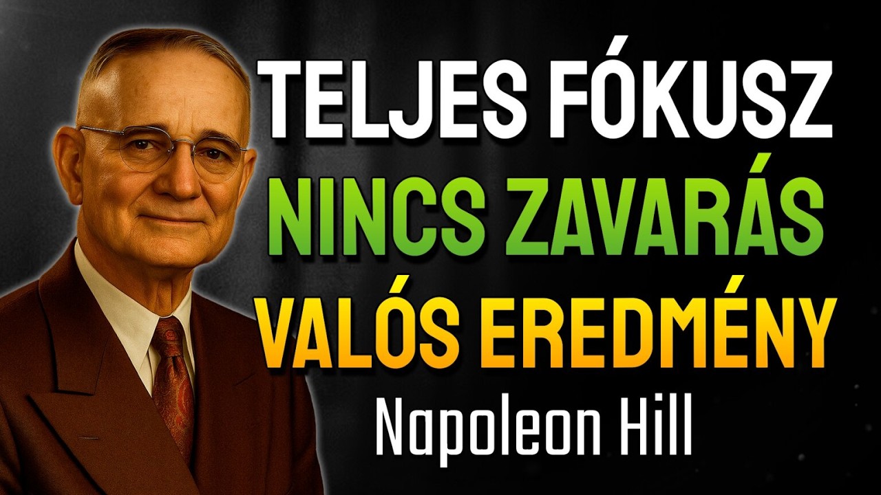Tanulja meg fenntartani a figyelmét és eredményeket elérni. (Napoleon Hill)